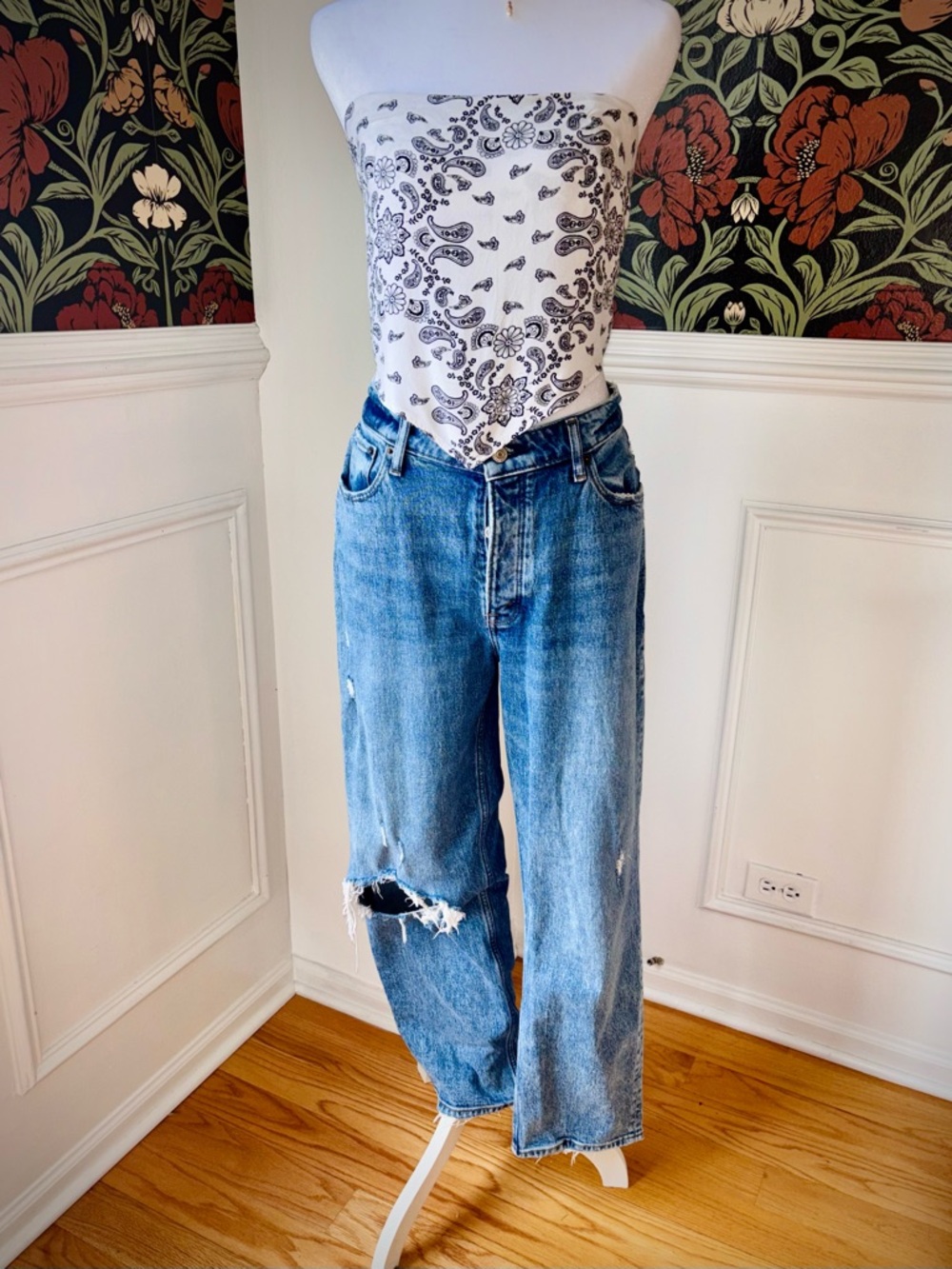 A&F 🫎 High Rise Dad Jean Petite